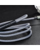 AUX Кабель 3.5mm Hoco UPA04 - 1 м (Серый) + Микрофон