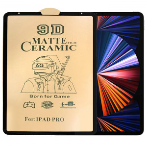 9D Матовое стекло Apple iPad Pro 12.9″ (2021) – Ceramics (Защитное)