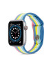 Ремешок силиконовый Apple Watch 40mm Rainbow (Размер S/L)