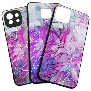 Силиконовый Чехол iPhone 11 Pro – Мрамор UV Pink
