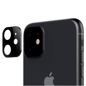 3D Стекло для камеры Apple iPhone 11 – Черное
