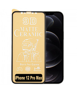 9D Стекло iPhone 12 Pro Max – Ceramics Matte (Матовое)