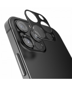 3D Скло для камери Apple iPhone 12 Pro - Чорне 