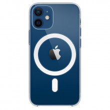 Силіконовий Чохол iPhone 12 – MagSafe (Прозорий)