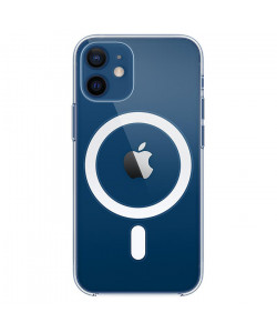 Силіконовий Чохол iPhone 12 – MagSafe (Прозорий)