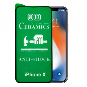 9D Скло iPhone X - Ceramics