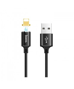 Кабель Hoco iPhone USB to Lightning (U28) Магнитный – 1,2 м (Черный)