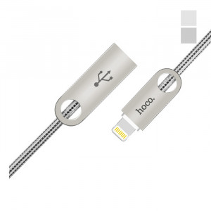 Кабель Hoco iPhone USB to Lightning (U8) Металевий – 1 м