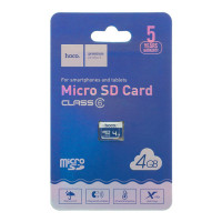 Карта пам'яті Micro SD 4GB (Class 6) – Hoco 6