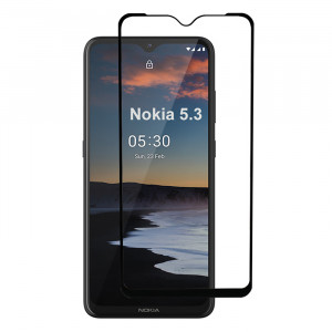 3D Скло Nokia 5.3 - Full Glue (повний клей)
