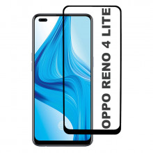 3D Скло Oppo Reno 4 Lite - Full Glue (повний клей)