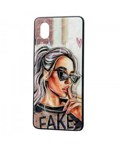 Чохол Samsung Galaxy A01 Core - Lady Fake Fashion Mix