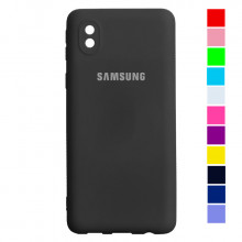 Чехол Samsung Galaxy A01 Core – FULL Silicone Case + Защита камеры