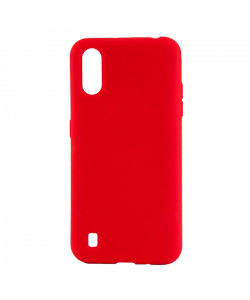 Силіконовий Чохол Samsung Galaxy A01 - Full Cover (Червоний)
