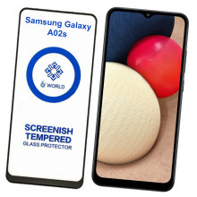 6D Скло Samsung Galaxy A02s - Загартоване