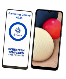 6D Скло Samsung Galaxy A02s - Загартоване