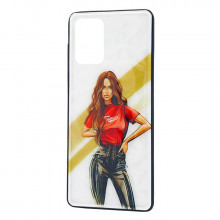 Чохол Samsung Galaxy A02s – Ladies Girl Fashion Mix (Червоний)