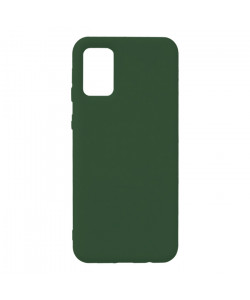 Силиконовый Чехол Samsung Galaxy A03s (A037) – Full Cover (Темно-зеленый)