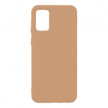 Силиконовый Чехол Samsung Galaxy A03s (A037) – Full Cover (Светло-оранжевый)
