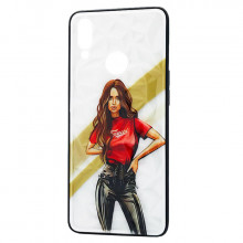 Чехол Samsung Galaxy A10s – Ladies Girl Fashion Mix (Красный)