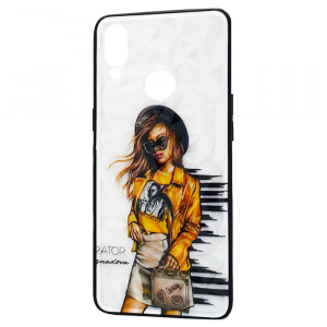 Чехол Samsung Galaxy A10s – Ladies Girl Fashion Mix (Желтый)