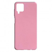Силіконовий Чохол Samsung Galaxy A12 (A125) - Full Cover (Рожевий)
