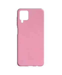 Силіконовий Чохол Samsung Galaxy A12 (A125) - Full Cover (Рожевий)