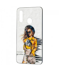 Чехол Samsung Galaxy A20S – Ladies Girl Fashion Mix (Желтый)