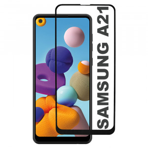 3D Скло Samsung Galaxy A21 - Full Glue (повний клей)