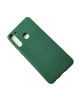 Силіконовий Чохол Samsung Galaxy A21 - Full Cover (Темно-зелений)