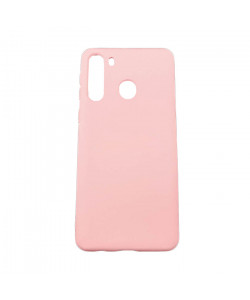 Силиконовый Чехол Samsung Galaxy A21 – Full Cover (Розовый)