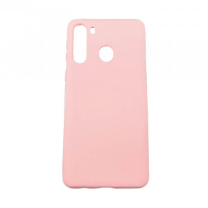 Силіконовий Чохол Samsung Galaxy A21 - Full Cover (Рожевий)