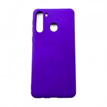 Силіконовий Чохол Samsung Galaxy A21 - Full Cover (Фіолетовий)