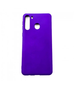 Силиконовый Чехол Samsung Galaxy A21 – Full Cover (Фиолетовый)
