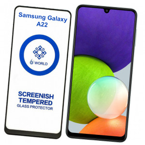 6D Скло Samsung Galaxy A22 - Загартоване