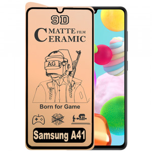 9D Скло Samsung Galaxy A41 (2020) – Ceramics Matte (Матове)