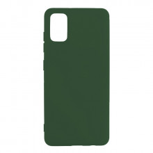 Силиконовый Чехол Samsung Galaxy A41 (2020) – Full Cover (Темно-зеленый)