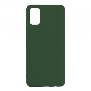 Силиконовый Чехол Samsung Galaxy A41 (2020) – Full Cover (Темно-зеленый)