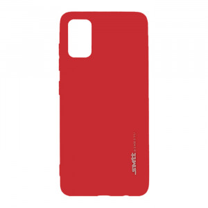 Чехол силиконовый Samsung Galaxy A41 (2020) – Smtt (Красный)