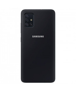 Силіконовий Чохол Samsung Galaxy A51 - Full Cover (Чорний)