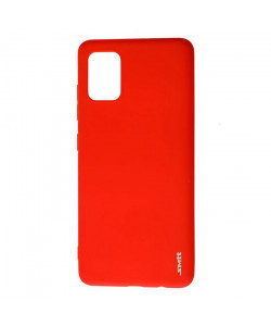 Чехол силиконовый Samsung Galaxy A51 – Smtt (Красный)