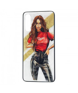 Чехол Samsung Galaxy A70 – Ladies Girl Fashion Mix (Красный)