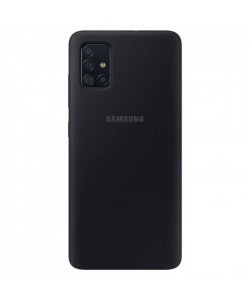 Силіконовий Чохол Samsung Galaxy A71 - Full Cover (Чорний)