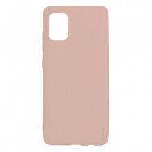 Чехол силиконовый Samsung Galaxy A71 – Smtt (Розовый)