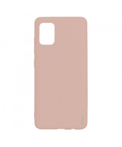 Чехол силиконовый Samsung Galaxy A71 – Smtt (Розовый)