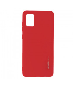 Чехол силиконовый Samsung Galaxy A71 – Smtt (Красный)
