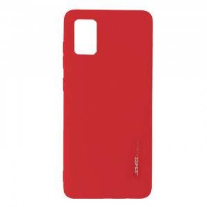 Чехол силиконовый Samsung Galaxy A71 – Smtt (Красный)