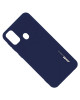 Чехол силиконовый Samsung Galaxy F41 – Smtt (Синий)
