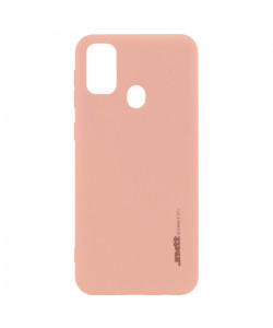 Чехол силиконовый Samsung Galaxy F41 – Smtt (Розовый)
