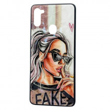 Чехол Samsung Galaxy M11 – Lady Fake Fashion Mix